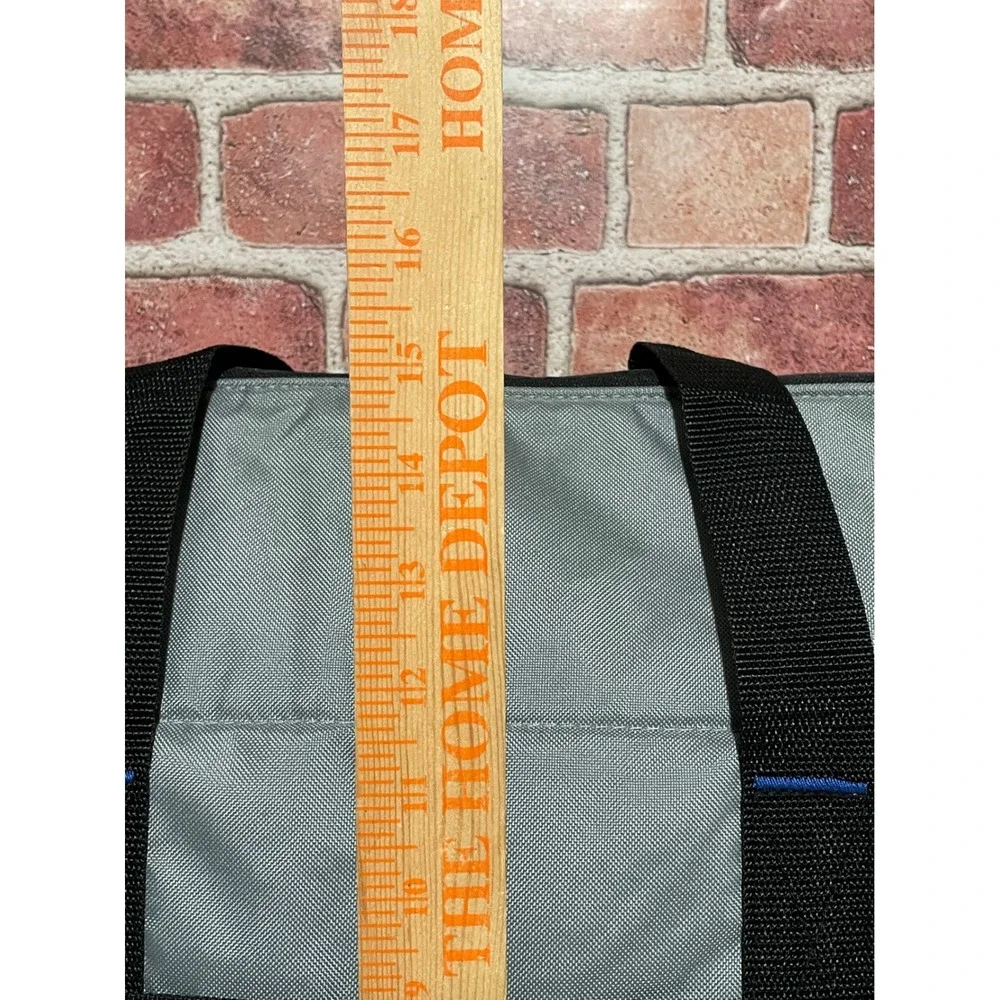 Costco Wholesale Insulated Cooler Tote Bag Gray Black Thermal Grocery Picnic
